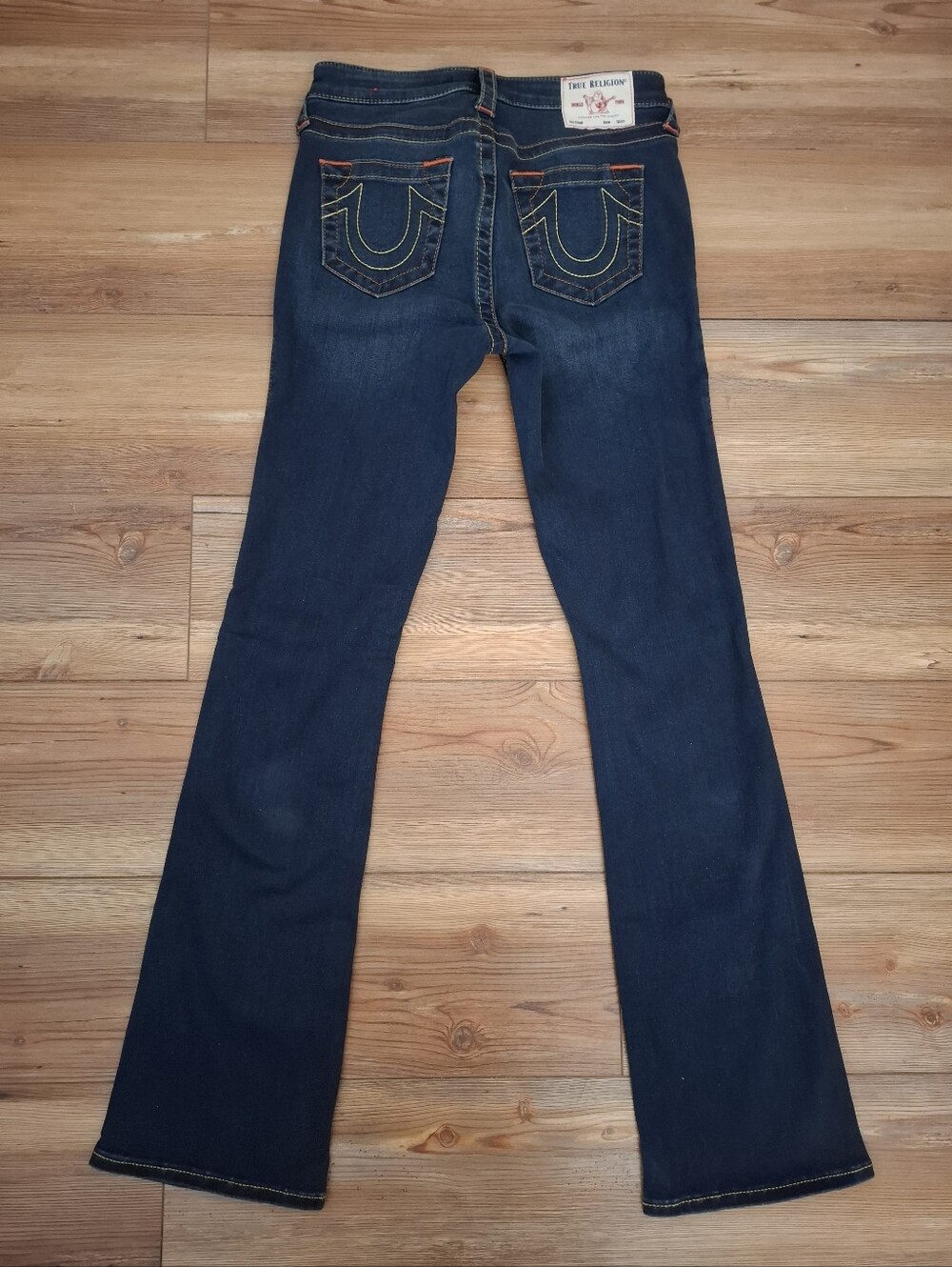 True Religion Jeans Becca Mid-Rise Bootcut Women's 29 Blue Dark Wash